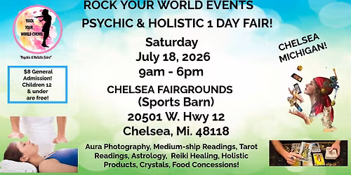 Psychic & Holistic 1 Day Fair in Chelsea!