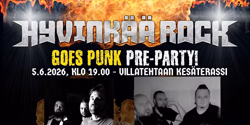 Pe 5.6. Hyvink\u00e4\u00e4 Rock goes PUNK!- etkot! Veijon Kaverit ja Kadonneet!