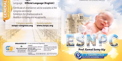59th International Congress of The Egyptian Society for Neonatal and Preterm Care (ESNPC)
