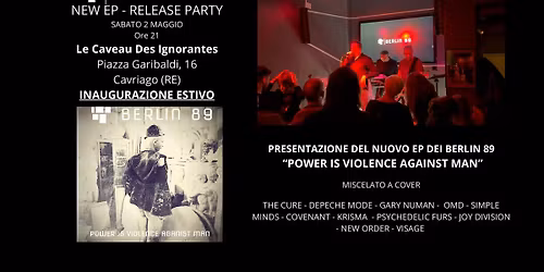 Berlin 89 - New E.P. release party - Live @ LE CAVEAU DES IGNORANTES