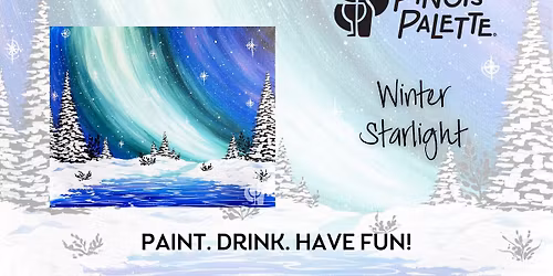 Winter Starlight Paint and Sip Workshop