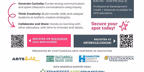 Arts, Education & Ideas Summit (Arts Integrations Training)