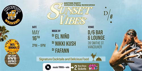 What\u2019s Up Weekend  Sunset Vibes Edition | DayTime Party
