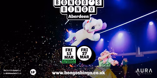 Bongo's Bingo \ud83e\udd2a Fri 27th March