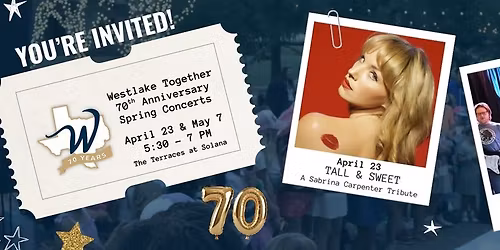 Tall 'N Sweet, A Sabrina Carpenter Tribute: Westlake Together Spring Concert Series