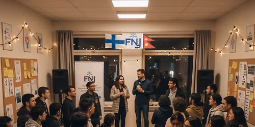 \ud83c\udf0d Welcome Evening for Newcomers in Finland | FNJ Networking Night | \ud83c\udfa4 Experiences & Opportunities