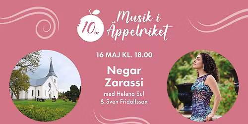 Musik i \u00c4ppelriket 16 maj \u2013 Negar Zarassi