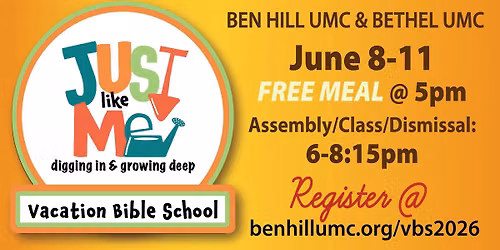 Vacation Bible School - Digging In and Growing Deep