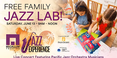 McCallum Theatre Jazz Experience: Morning Jazz Lab