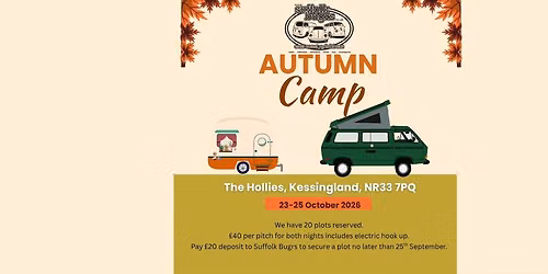 Suffolk Bugrs Autumn Club camp