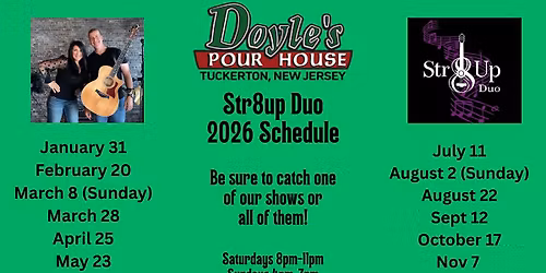Str8up Acoustic Duo at Doyle's Tuckerton