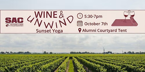 Wine and Unwind - Sunset Yoga