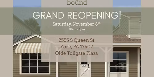 Grand Reopening of Bound Books! 