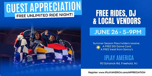 Guest Appreciation - FREE Ride Night