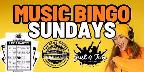 Sunday Music Bingo - The Club Hotel 