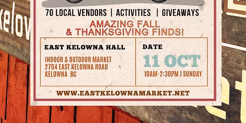 Annual Gratitude East Kelowna Market