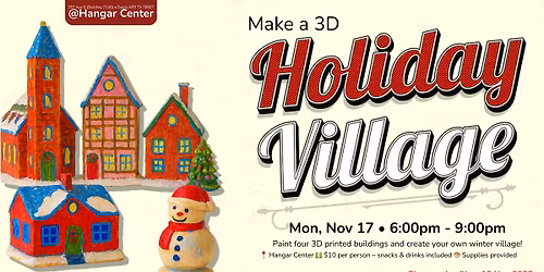 \ud83c\udf84\ud83c\udfe0 Make a 3D Holiday Village!