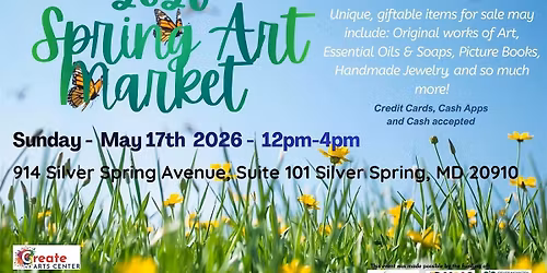 Spring Art Market @ CREATE Arts Center