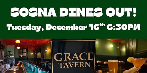 December SOSNA Dines Out @ Grace Tavern