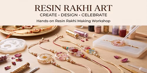 Resin Rakhi Art