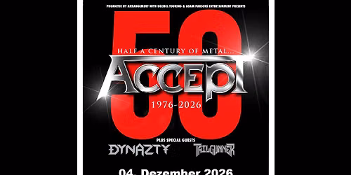 ACCEPT \u2022 Half a Century of Metal 1976-2026 \u2022 Wien