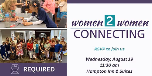 Women 2 Women Connecting August - Navarre Beach Area Chamber of Commerce