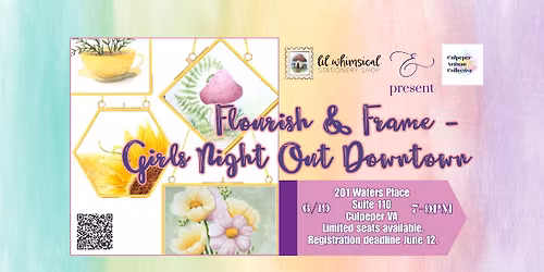 Flourish & Frame Girls Night Out Downtown 