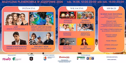 LATO BLISKO. MUZYCZNA PLENER\u00d3WKA W J\u00d3ZEFOWIE 2026