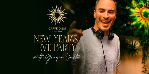 \ud83c\udf86 New Year\u2019s Eve Party with Gregor Salto