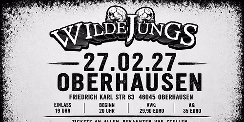 Wilde Jungs - Oberhausen - Exklusive NRW Show'27