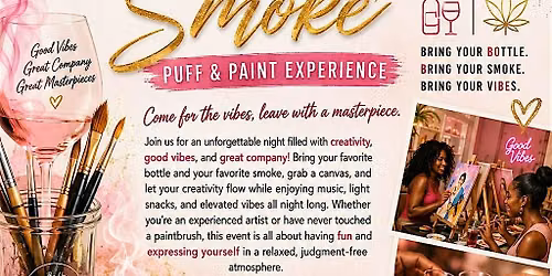 Sugar & Smoke: Puff & Paint Experience