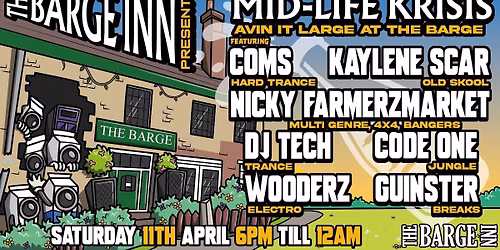 Mid Life Krisis 'Avin it Large at the Barge' Spring shenanigans 