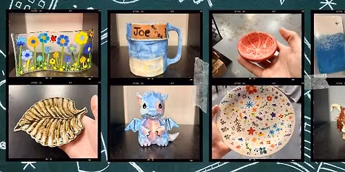Pottery Painting Class: Friendly Ghost Plate or Mug