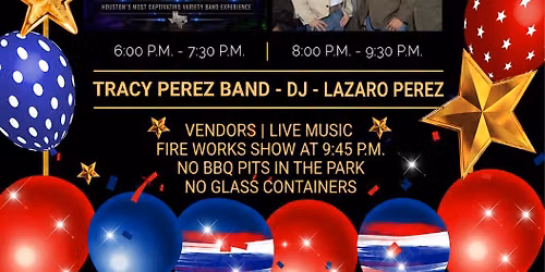 Tracy Perez Band - City of South Houston 4th of July Celebration