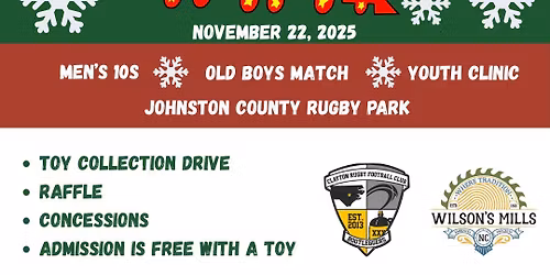 Clayton RFC's Annual Toys for Tots Rugby Festival