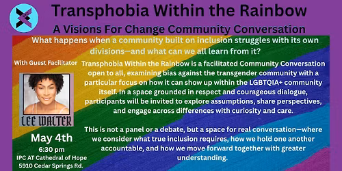 Community Conversation - Transphobia Within The Rainbow
