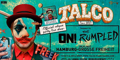 Talco + ON! + The Rumpled