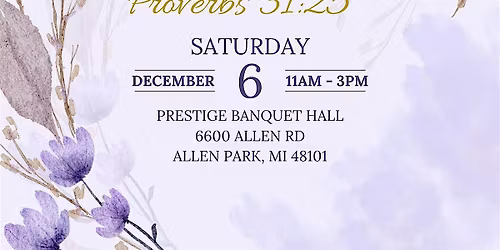 "Clothed In Strength" Benefit Tea