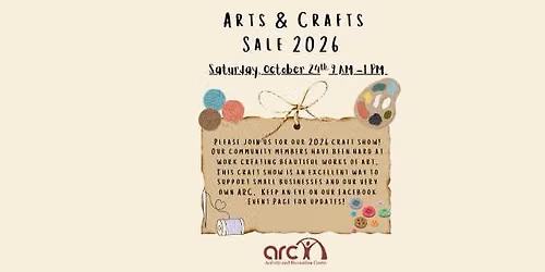 ARC Arts and Crafts Sale 
