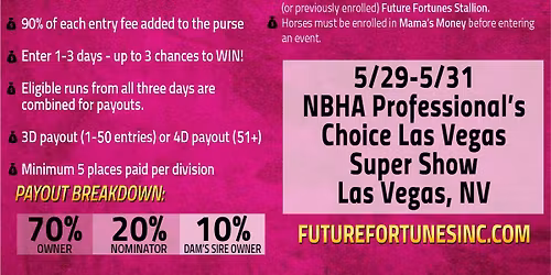 NBHA Professional Choice Las Vegas-Mama\u2019s Money