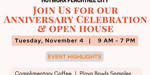 HOTWORX Peachtree City Anniversary Celebration & Open House