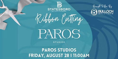 Ribbon Cutting - Paros Studios