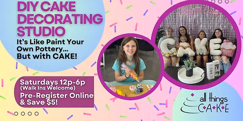 Drop In Decorating Studio: Cakes, Cupcakes & Cookies