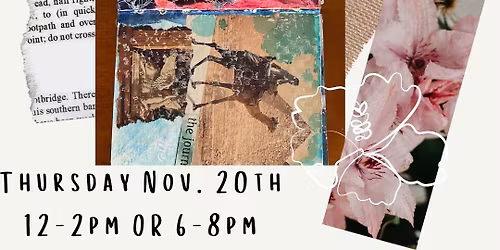 Art Journaling Workshop! $39 12-2pm