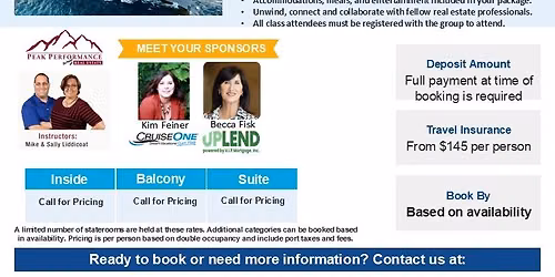 Contracts & Cocktails - AZ Realtor CE at Sea