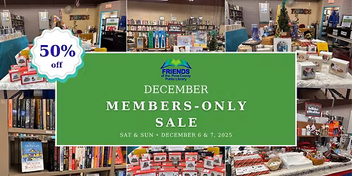 December Members-Only Sale (50% OFF!)
