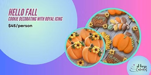 Hello Fall Cookie Decorating Class