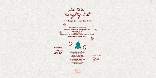 Santa\u2019s Naughty List - Christmas Bar Crawl