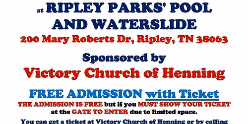Community Pool Party