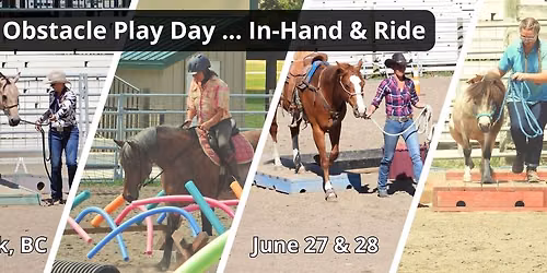 KRHC Obstacle Play Day - InHand & Ride ... Save the dates